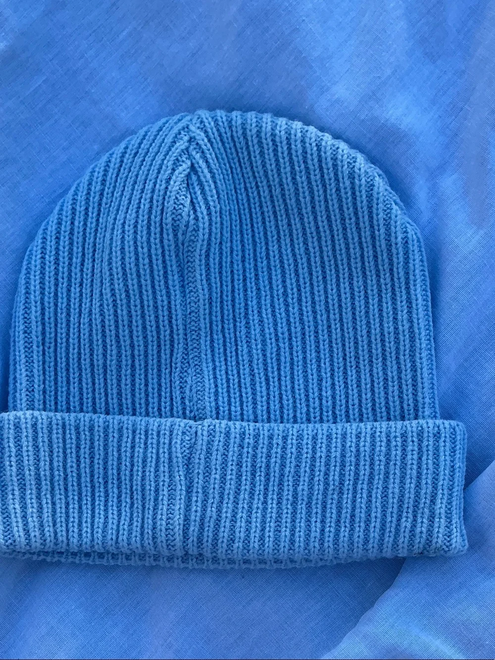 Disney Light Blue Stitch Embroidered Knit Beanie for Kids